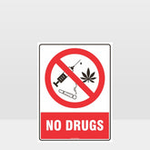 Custom Signs For Business,No Drugs Sign